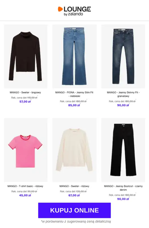 Lounge by Zalando - gazetka promocyjna Do -60% MANGO od środy 11.02 do soboty 14.02 - strona 8