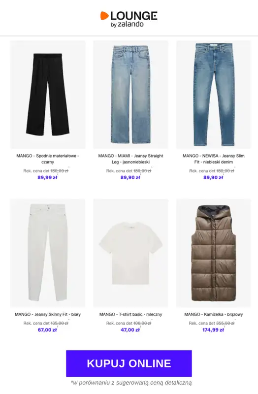 Lounge by Zalando - gazetka promocyjna Do -60% MANGO od środy 11.02 do soboty 14.02 - strona 5