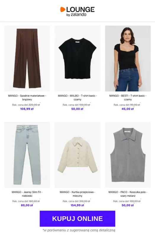 Lounge by Zalando - gazetka promocyjna Do -60% MANGO od środy 11.02 do soboty 14.02 - strona 9