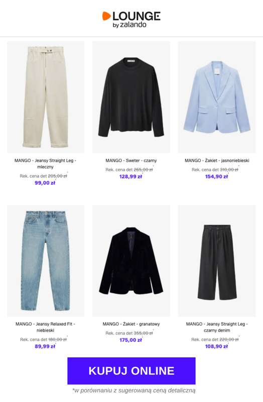 Lounge by Zalando - gazetka promocyjna Do -60% MANGO od środy 11.02 do soboty 14.02 - strona 4