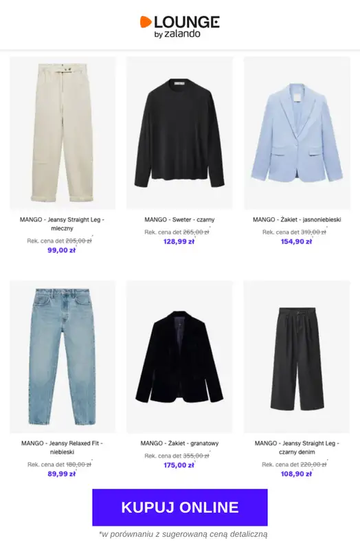 Lounge by Zalando - gazetka promocyjna Do -60% MANGO od środy 11.02 do soboty 14.02 - strona 4