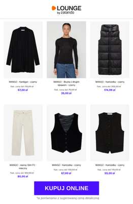 MANGO - Kardigan - czarny