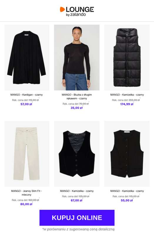 Lounge by Zalando - gazetka promocyjna Do -60% MANGO od środy 11.02 do soboty 14.02 - strona 7
