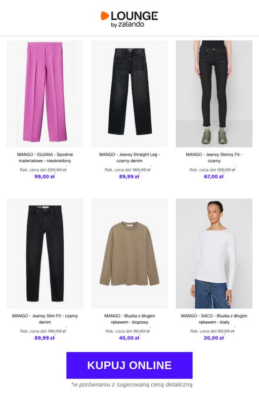 Lounge by Zalando - gazetka promocyjna Do -60% MANGO od środy 11.02 do soboty 14.02 - strona 2