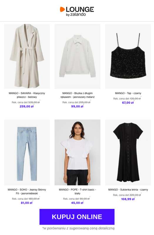 Lounge by Zalando - gazetka promocyjna Do -60% MANGO od środy 11.02 do soboty 14.02 - strona 11