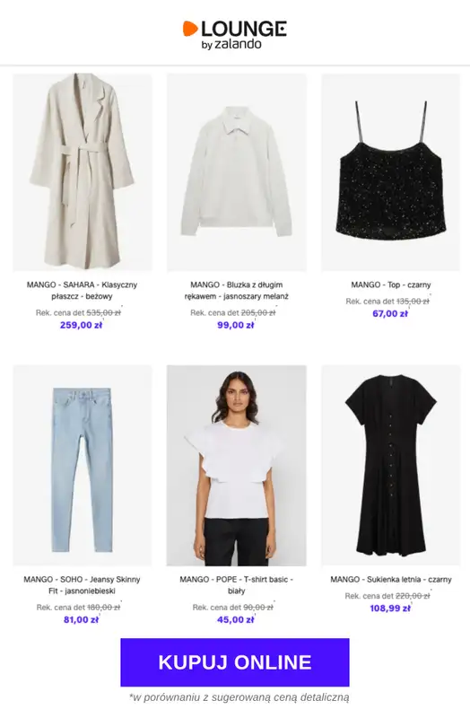 Lounge by Zalando - gazetka promocyjna Do -60% MANGO od środy 11.02 do soboty 14.02 - strona 11