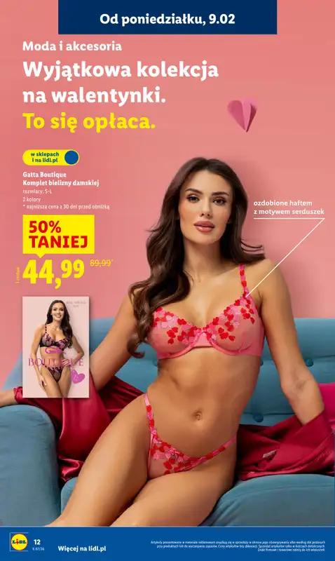 Lidl - gazetka promocyjna Oferta od poniedziałku od poniedziałku 09.02 do środy 11.02 - strona 12