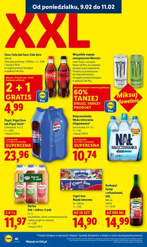 Lidl - gazetka promocyjna Oferta od poniedziałku od poniedziałku 09.02 do środy 11.02 - strona 40