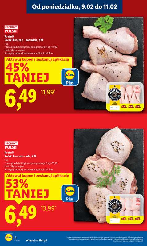Lidl - gazetka promocyjna Oferta od poniedziałku od poniedziałku 09.02 do środy 11.02 - strona 4