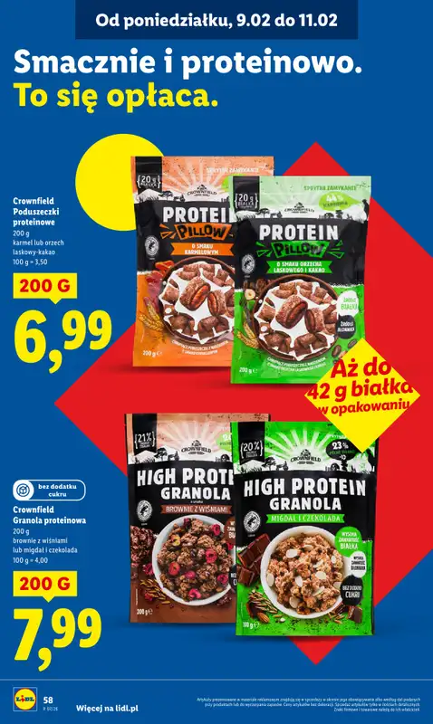 Lidl - gazetka promocyjna Oferta od poniedziałku od poniedziałku 09.02 do środy 11.02 - strona 58