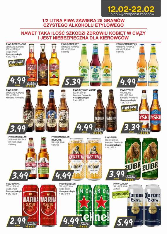 Słoneczko - gazetka promocyjna Gazetka od czwartku 12.02 do niedzieli 22.02 - strona 10