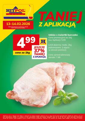 Hitpol - gazetka promocyjna Taniej z Aplikacją od piątku 13.02 do soboty 14.02