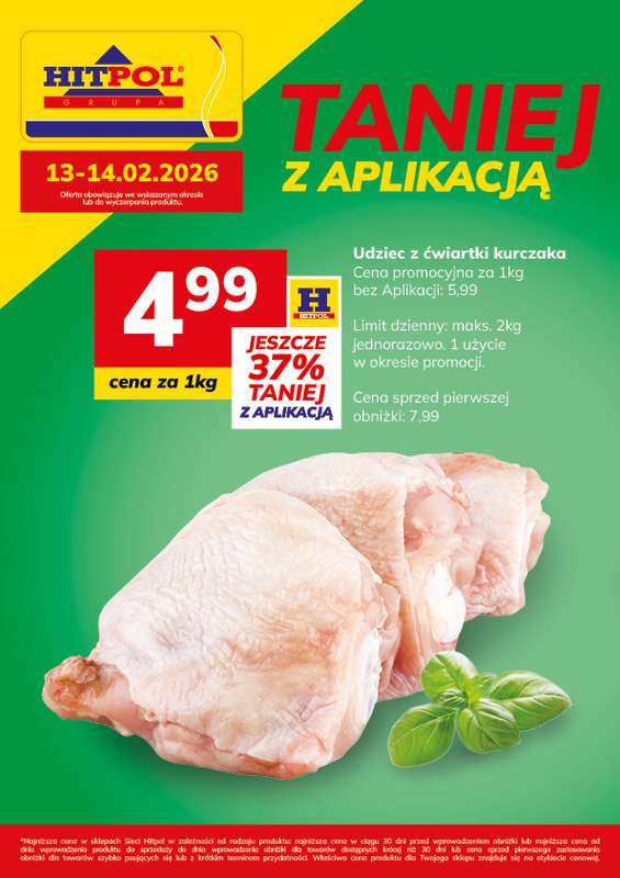 Hitpol - gazetka promocyjna Taniej z Aplikacją od piątku 13.02 do soboty 14.02