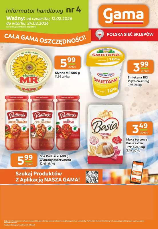 Gama - gazetka promocyjna Gazetka od czwartku 12.02 do wtorku 24.02 - strona 12