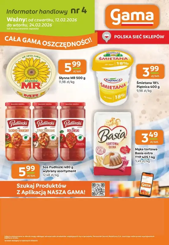 Gama - gazetka promocyjna Gazetka od czwartku 12.02 do wtorku 24.02 - strona 12