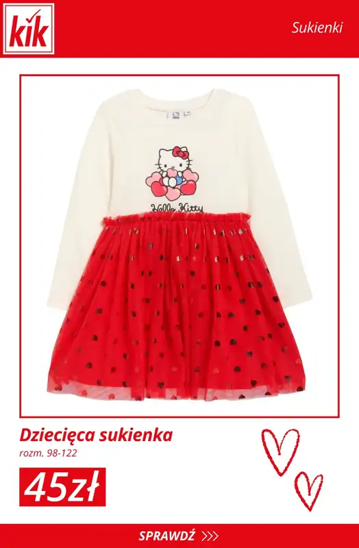 KiK - gazetka promocyjna Kolekcja Hello Kitty dla mamy i córki od środy 11.02 do niedzieli 22.02 - strona 4