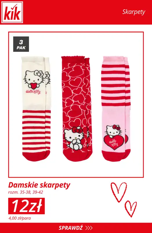 KiK - gazetka promocyjna Kolekcja Hello Kitty dla mamy i córki od środy 11.02 do niedzieli 22.02 - strona 9