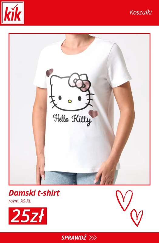 KiK - gazetka promocyjna Kolekcja Hello Kitty dla mamy i córki od środy 11.02 do niedzieli 22.02 - strona 3