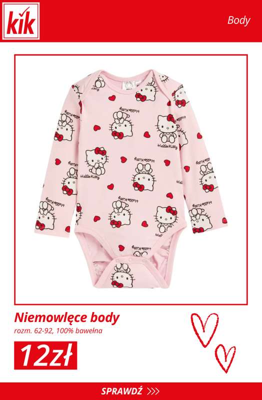 KiK - gazetka promocyjna Kolekcja Hello Kitty dla mamy i córki od środy 11.02 do niedzieli 22.02 - strona 6
