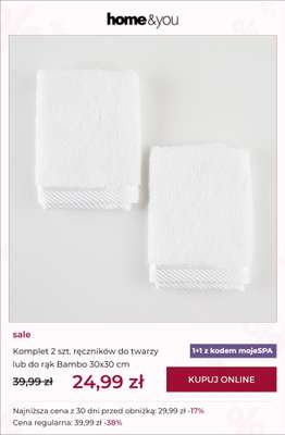 home&you - gazetka promocyjna 1+1 na ręczniki BAMBO od środy 11.02 do wtorku 17.02 - strona 10