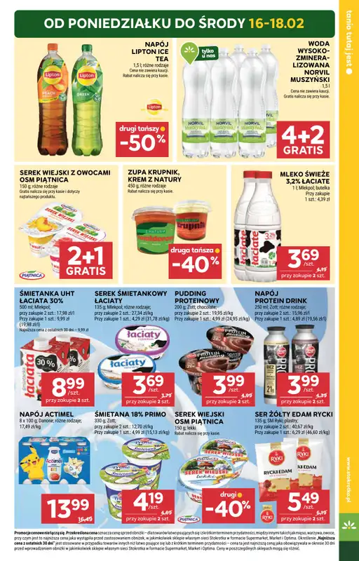 Stokrotka - gazetka promocyjna Gazetka Supermarket od czwartku 12.02 do środy 18.02 - strona 5
