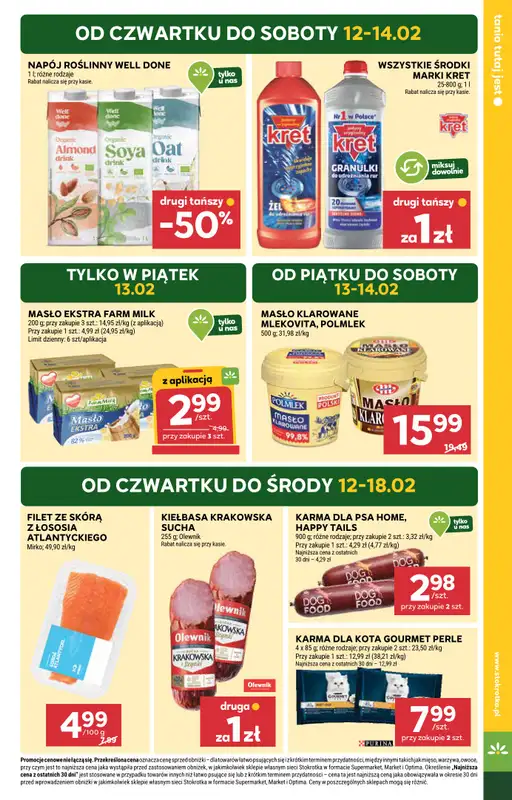 Stokrotka - gazetka promocyjna Gazetka Supermarket od czwartku 12.02 do środy 18.02 - strona 3