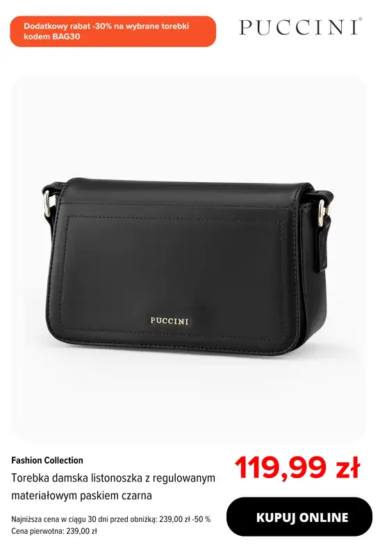 BEST SALE - gazetka promocyjna Puccini | -30% na wybrane torebki od środy 11.02 do poniedziałku 16.02 - strona 3
