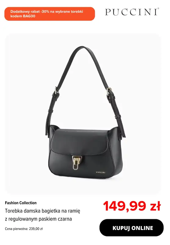 BEST SALE - gazetka promocyjna Puccini | -30% na wybrane torebki od środy 11.02 do poniedziałku 16.02 - strona 5