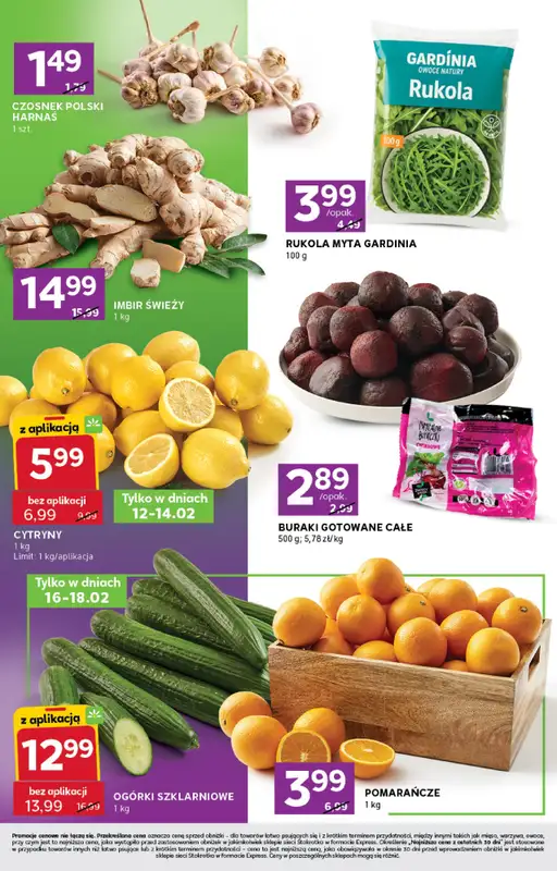 Stokrotka - gazetka promocyjna Gazetka Express od czwartku 12.02 do środy 18.02 - strona 2