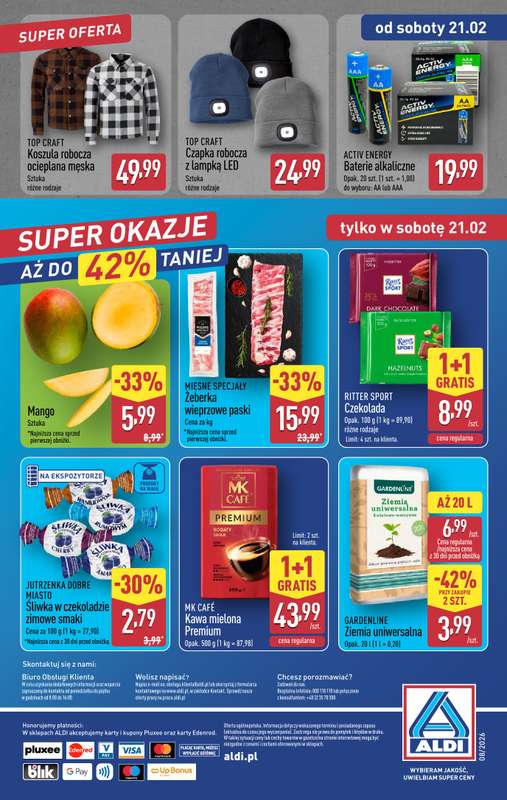 Aldi - gazetka promocyjna Weekend super cen w Aldi! od czwartku 19.02 do soboty 21.02 - strona 12