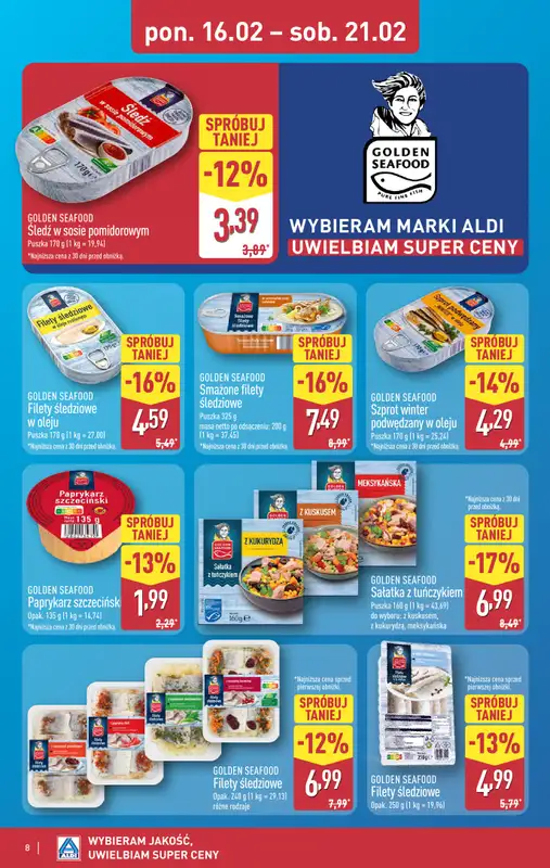 Aldi - gazetka promocyjna Pełny katalog! od poniedziałku 16.02 do soboty 21.02 - strona 8
