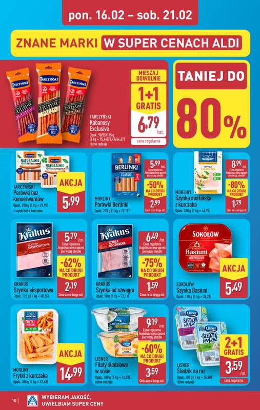 Aldi - gazetka promocyjna Pełny katalog! od poniedziałku 16.02 do soboty 21.02 - strona 10