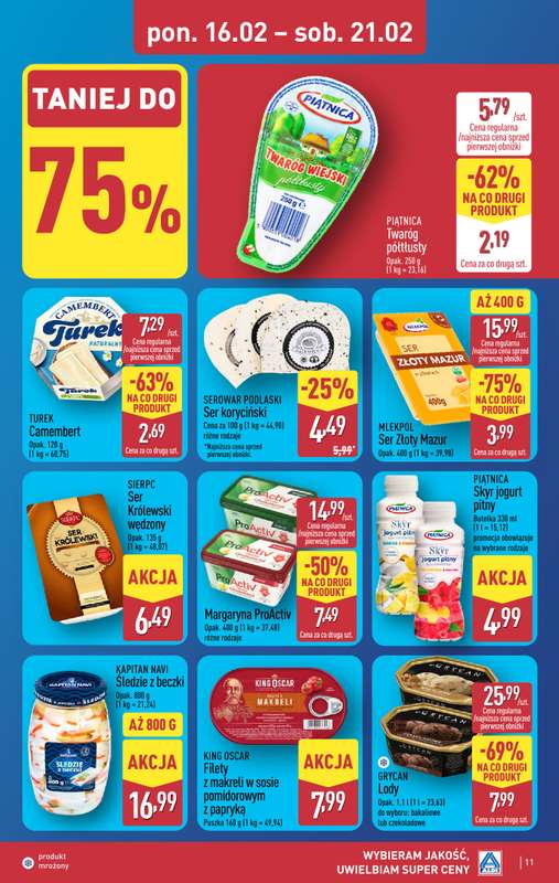 Aldi - gazetka promocyjna Pełny katalog! od poniedziałku 16.02 do soboty 21.02 - strona 11