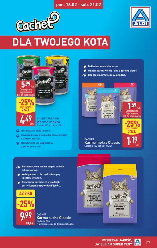 Aldi - gazetka promocyjna Pełny katalog! od poniedziałku 16.02 do soboty 21.02 - strona 21
