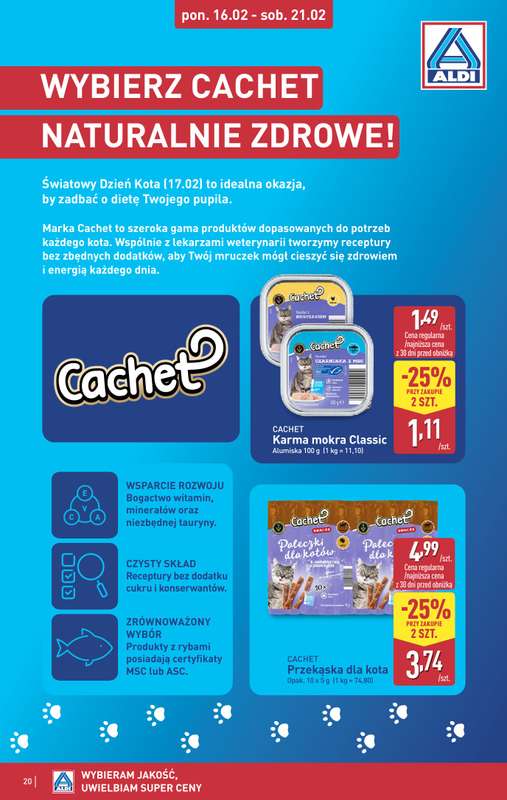 Aldi - gazetka promocyjna Pełny katalog! od poniedziałku 16.02 do soboty 21.02 - strona 20