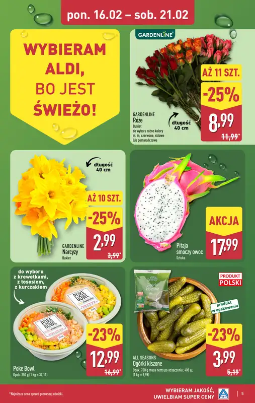 Aldi - gazetka promocyjna Pełny katalog! od poniedziałku 16.02 do soboty 21.02 - strona 5