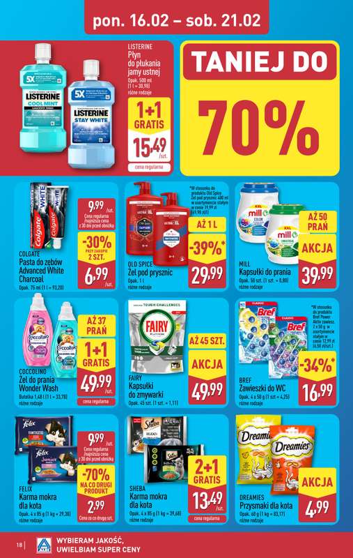 Aldi - gazetka promocyjna Pełny katalog! od poniedziałku 16.02 do soboty 21.02 - strona 18
