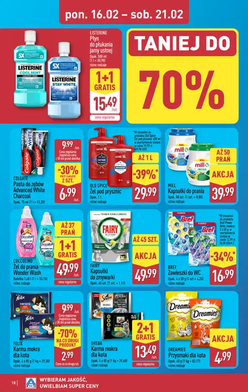 Aldi - gazetka promocyjna Pełny katalog! od poniedziałku 16.02 do soboty 21.02 - strona 18