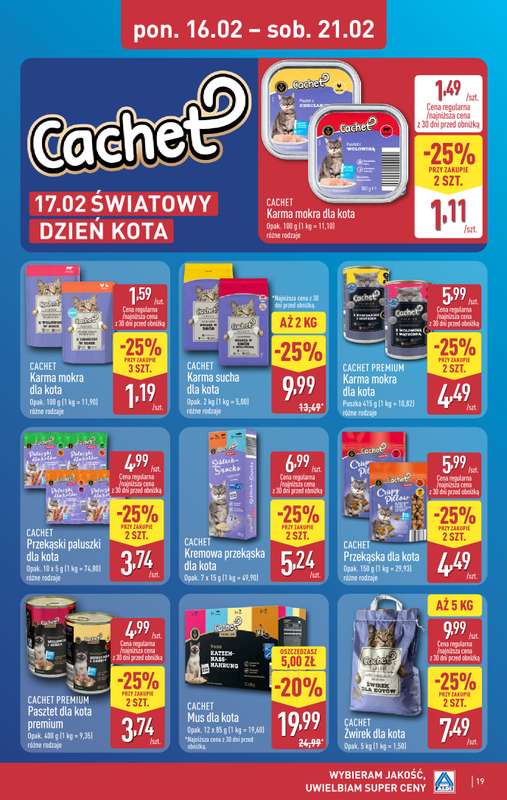 Aldi - gazetka promocyjna Pełny katalog! od poniedziałku 16.02 do soboty 21.02 - strona 19