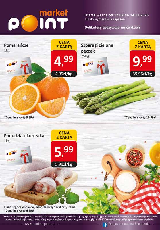 Market Point - gazetka promocyjna Ulotka weekendowa od czwartku 12.02 do soboty 14.02