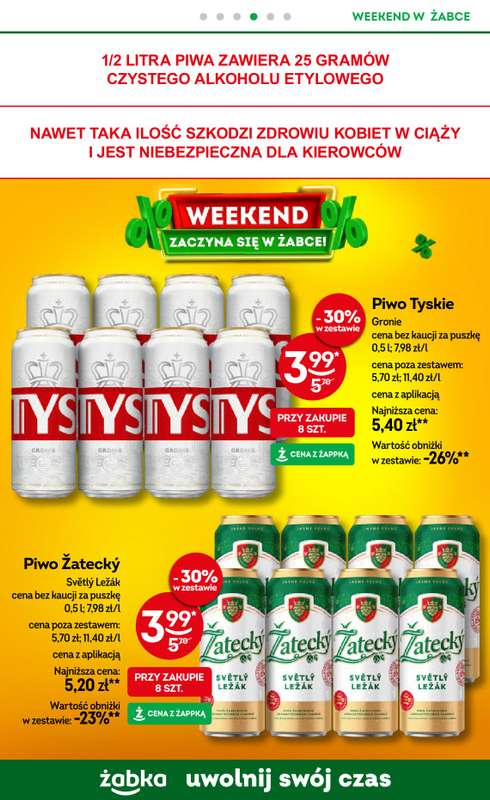 Żabka - gazetka promocyjna Gazetka weekendowa od piątku 13.02 do niedzieli 15.02 - strona 5