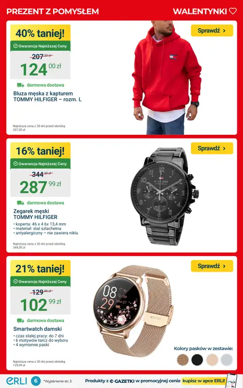 ERLI - gazetka promocyjna Prezenty last minute - najlepsze okazje nie tylko na Walentynki! od środy 11.02 do niedzieli 15.02 - strona 6