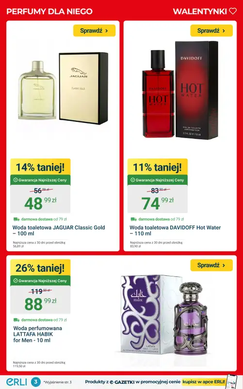ERLI - gazetka promocyjna Prezenty last minute - najlepsze okazje nie tylko na Walentynki! od środy 11.02 do niedzieli 15.02 - strona 3