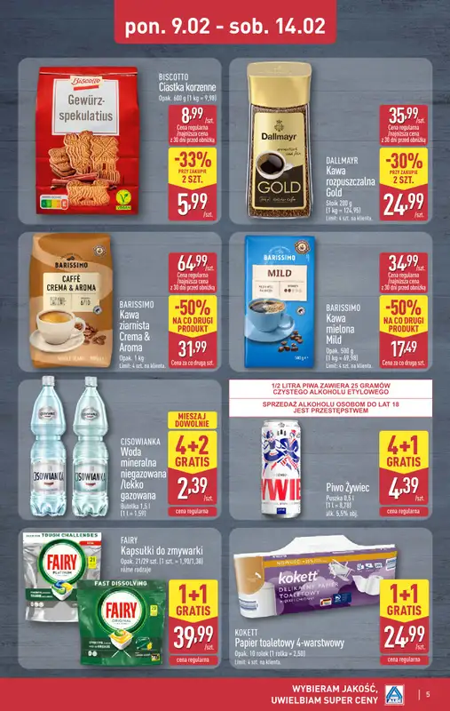 Aldi - gazetka promocyjna Weekend super cen w Aldi! od czwartku 12.02 do soboty 14.02 - strona 5