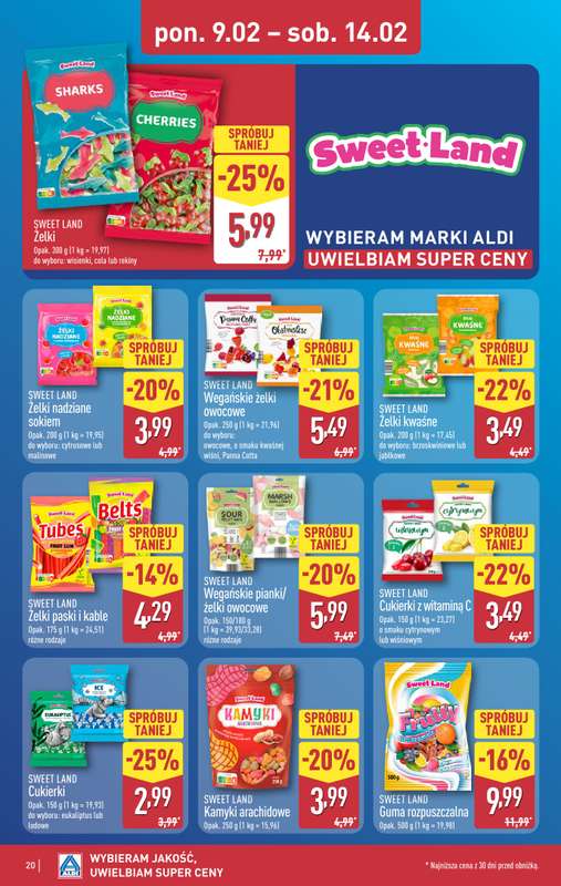 Aldi - gazetka promocyjna Pełny katalog! od poniedziałku 09.02 do soboty 14.02 - strona 20