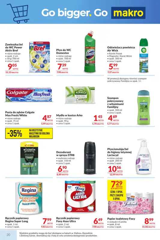 Makro - gazetka promocyjna Mega oferty dla twojego sklepu od wtorku 17.02 do poniedziałku 02.03 - strona 20