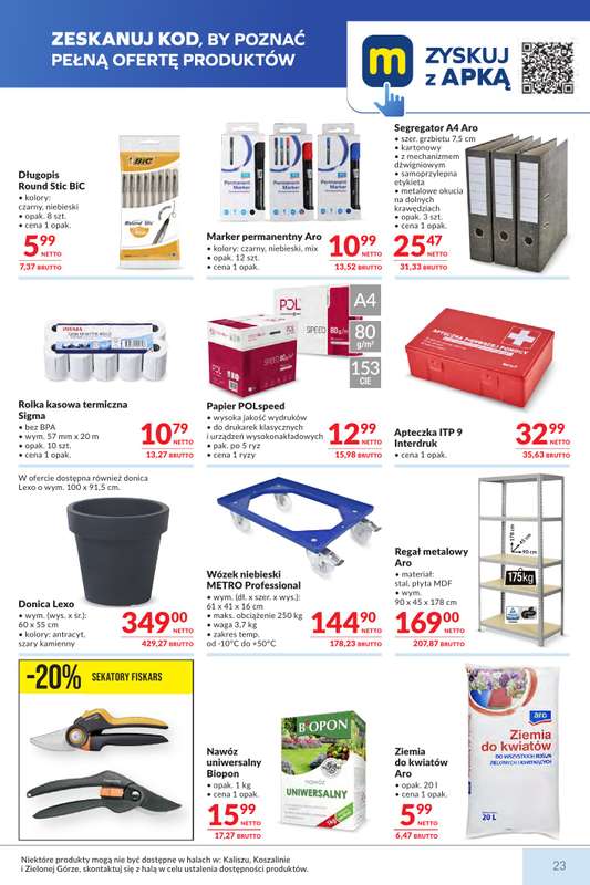 Makro - gazetka promocyjna Mega oferty dla twojego sklepu od wtorku 17.02 do poniedziałku 02.03 - strona 23