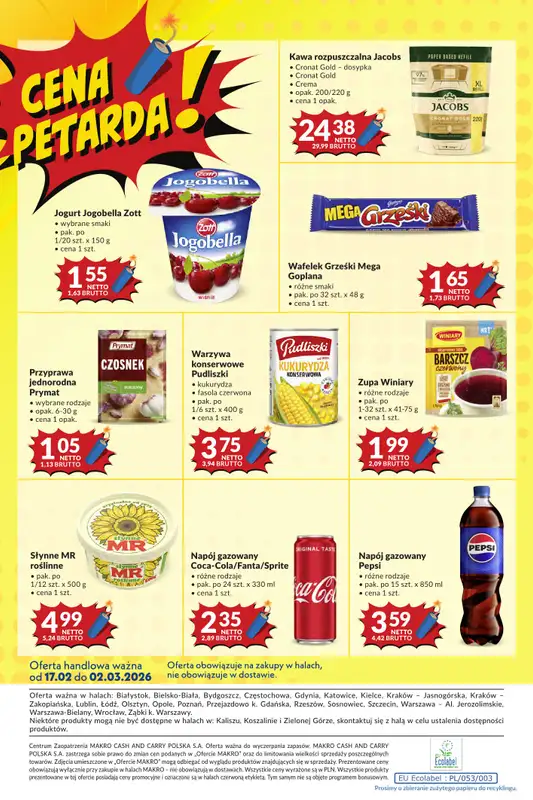 Makro - gazetka promocyjna Mega oferty dla twojego sklepu od wtorku 17.02 do poniedziałku 02.03 - strona 24