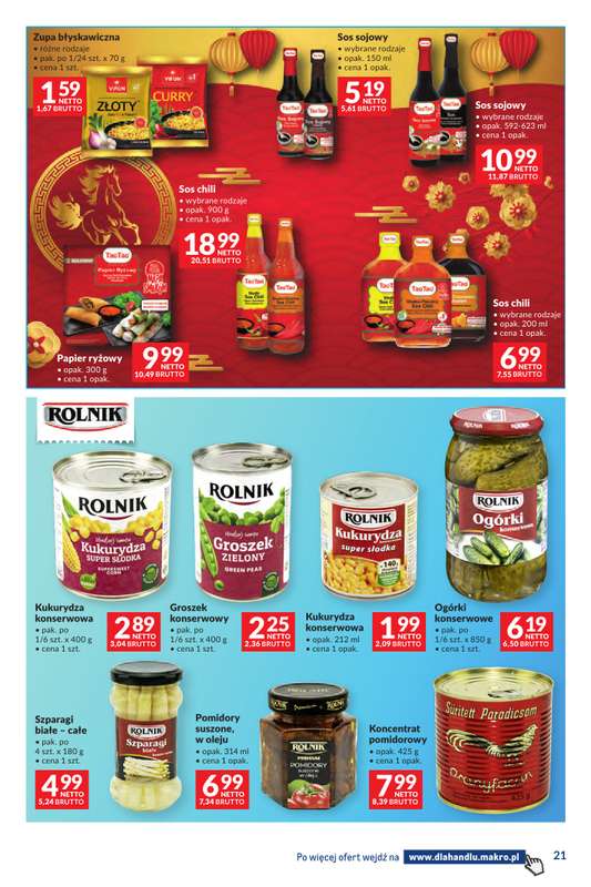 Makro - gazetka promocyjna Dystrybucja do sklepów od wtorku 17.02 do poniedziałku 02.03 - strona 21