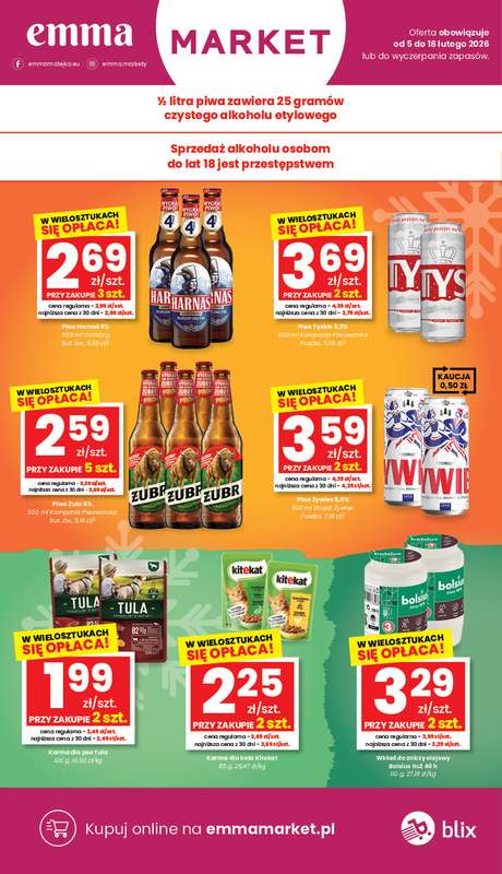 emma MARKET - gazetka promocyjna Gazetka od czwartku 05.02 do środy 18.02 - strona 6